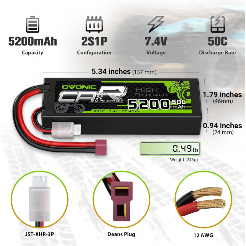OVONIC 2s Lipo Battery 7.4V Li - Fpv Drone Charger review and price
